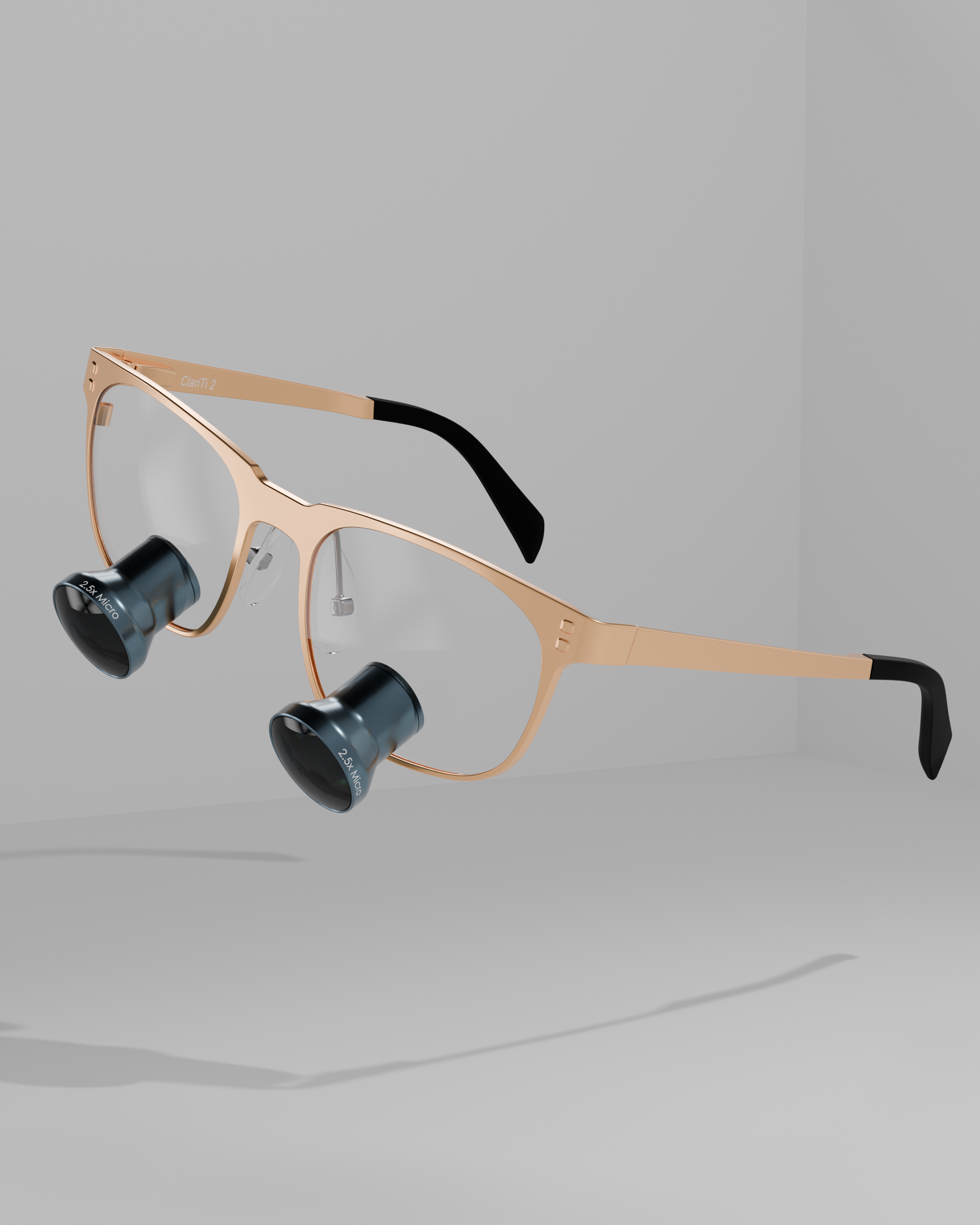 Image of Galilean loupes; 2.5x light and compact. 